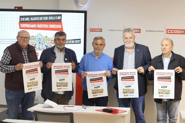 CCOO y UGT convocan movilización el 29 de abril en Andalucía con el ...