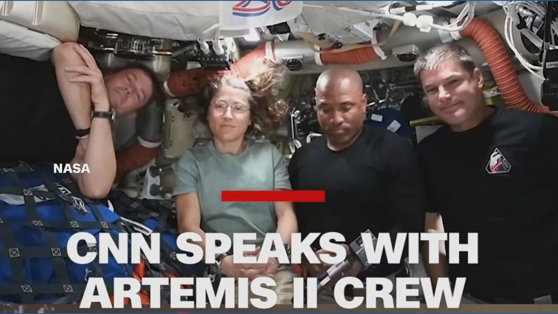 CNN speaks with Artemis II crew in space