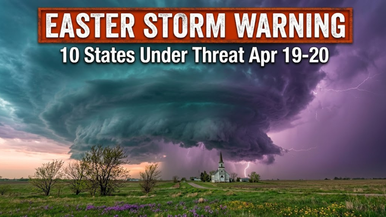 Easter weekend storm warning: Scientists predict major severe weather ...