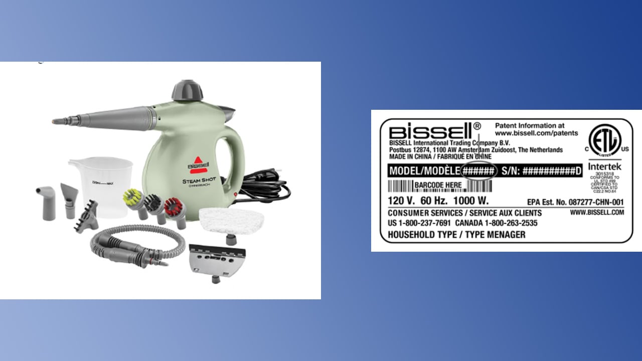 Recall alert: 1.7M Bissell steam cleaners recalled due to burn hazards