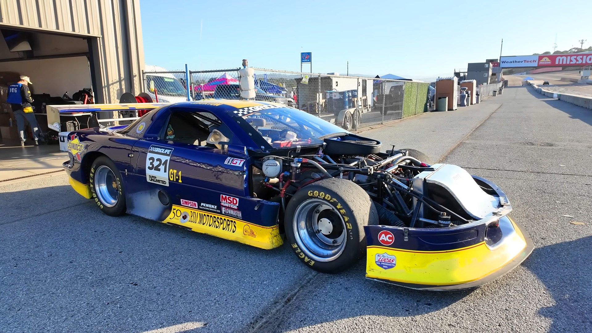 Is this the most mechanical race car in the world?