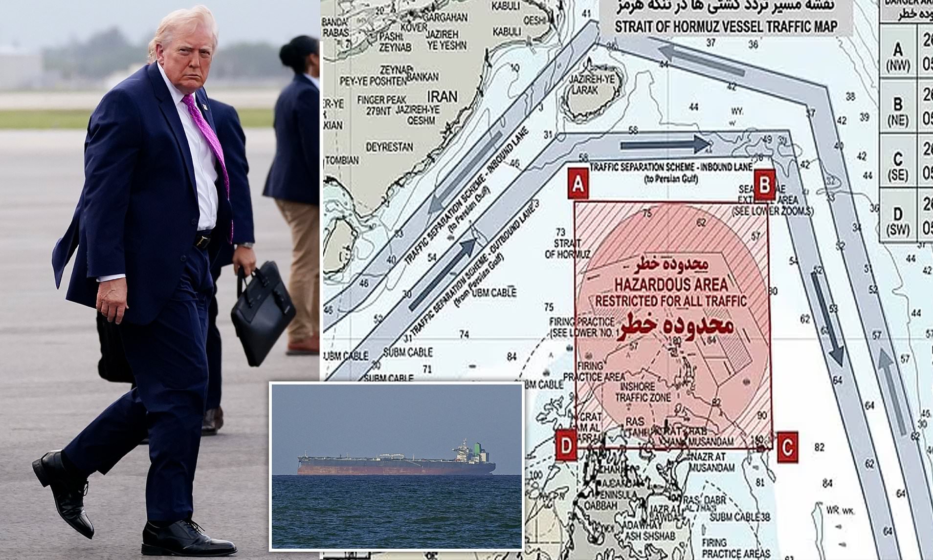 Iran threatens to pull out of peace talks after closing strait as Trump ...