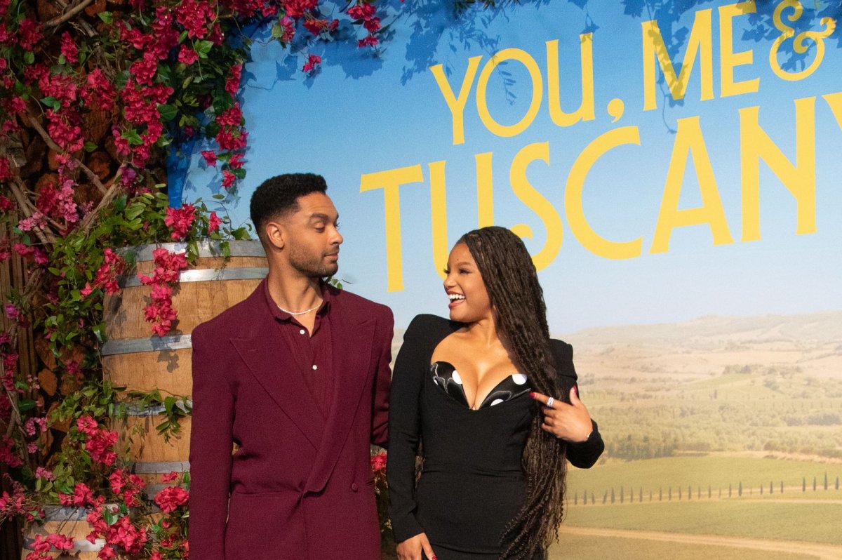 Look: Halle Bailey, Regé-Jean Page light up 'You, Me & Tuscany' red carpet
