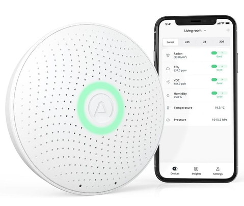 A popular Airthings radon and air quality monitor