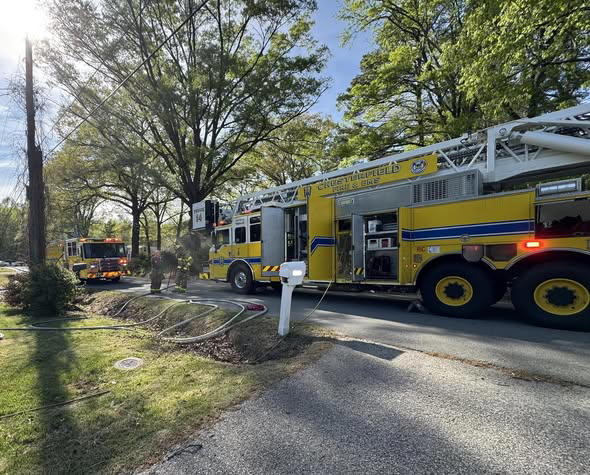 Person displaced after cooking-related house fire in Chesterfield