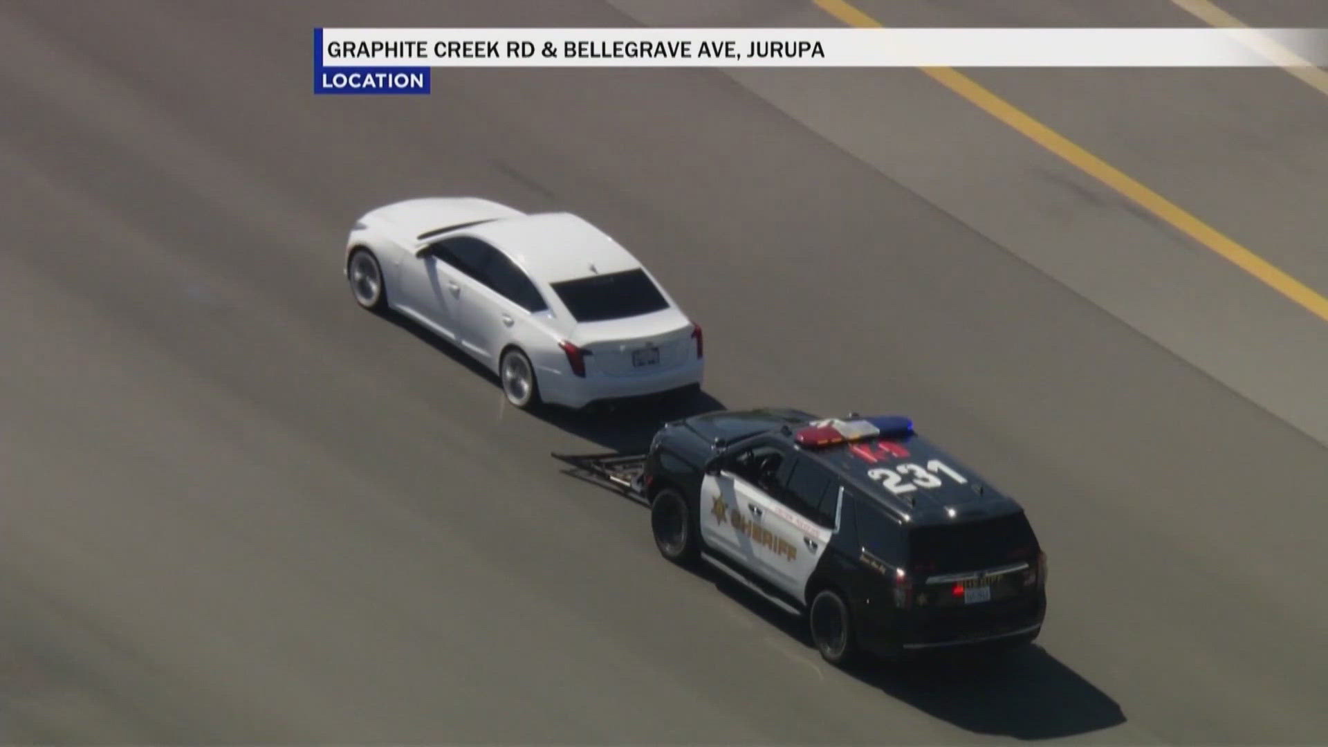 Car crashes into brick wall after law enforcement use 'Grappler' to ...