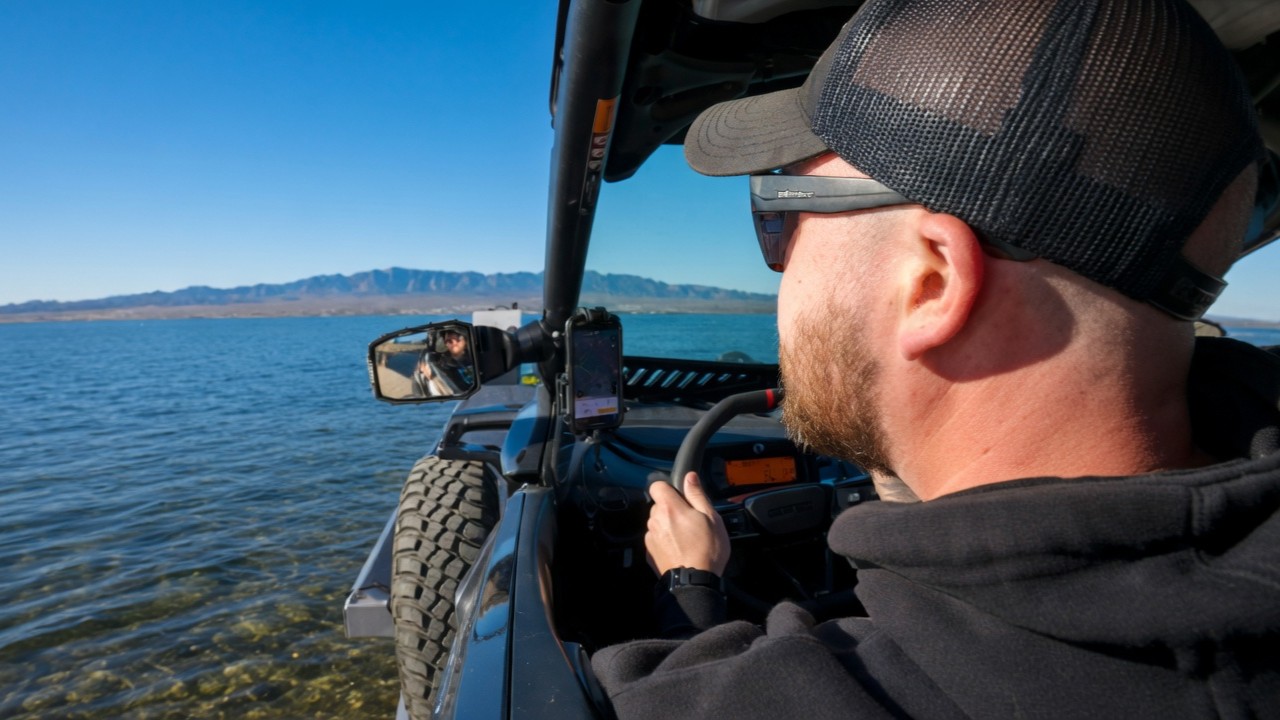 150 miles from Arizona to Nevada with no paved roads