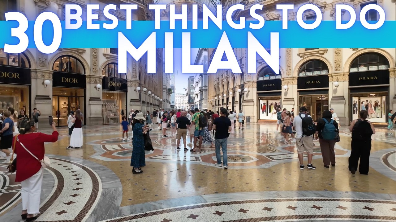 Best things to do in Milan Italy travel guide 2026 4K