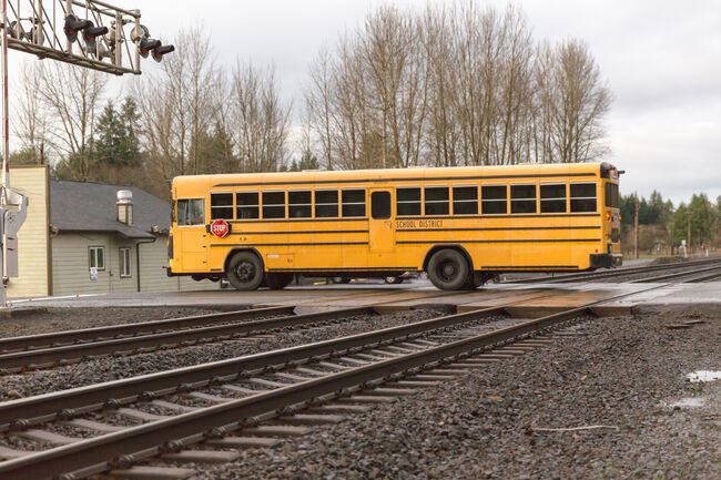 Florida bus driver arrested after train hits bus with 29 children