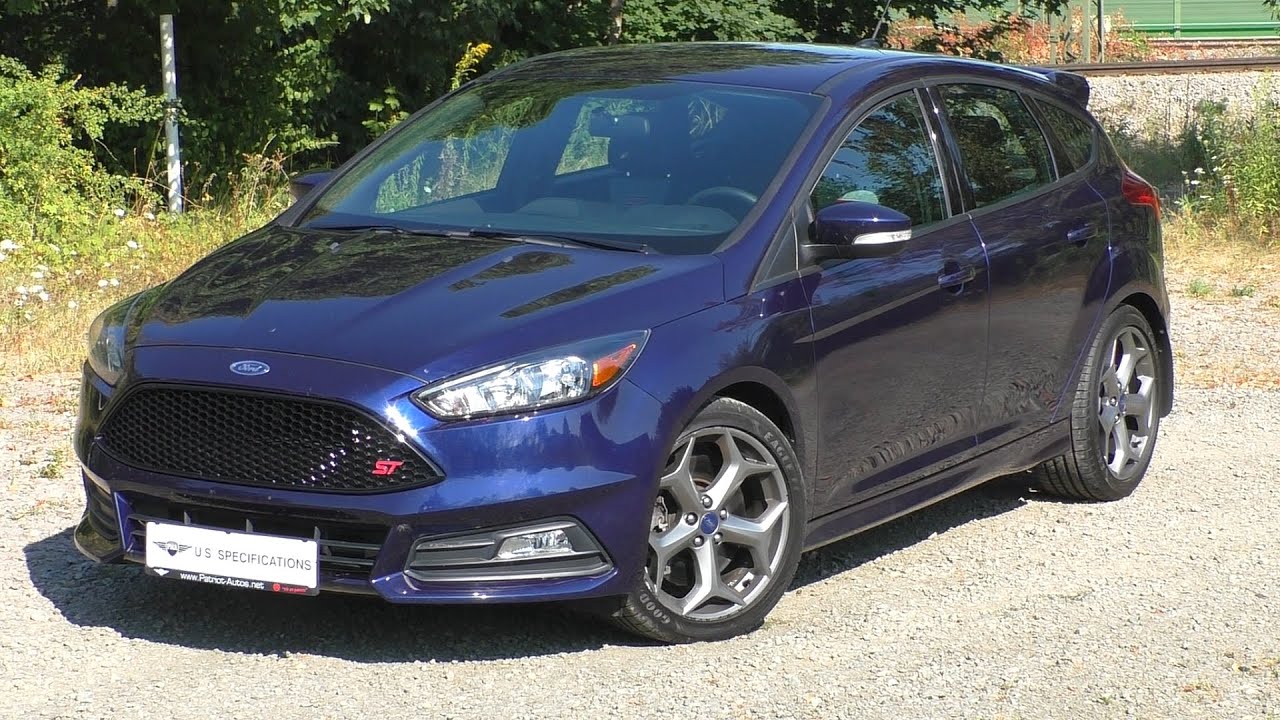 2017 Ford Focus ST 2.0 EcoBoost with Roush exhaust (250 PS) test drive
