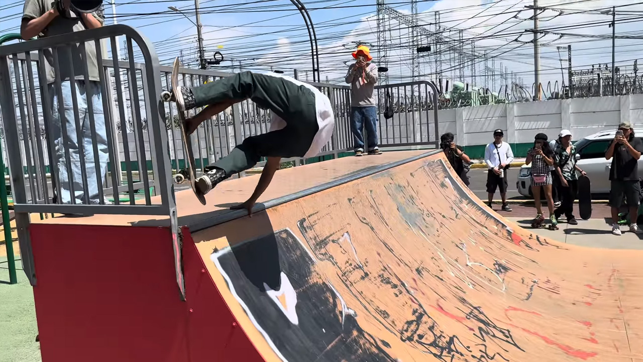 Underground mini ramp skate event brings big tricks
