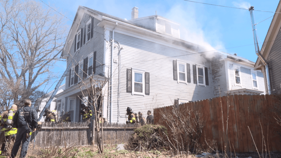 Firefighters tackle house fire in East Providence