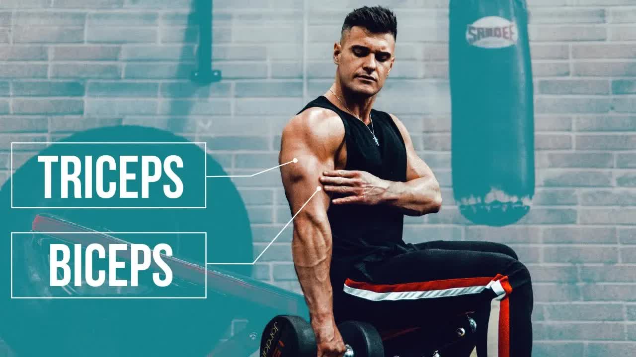 How to build big arms | Full superset workout