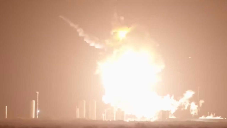 SpaceX engine test ends in huge Texas blast as company pushes limits
