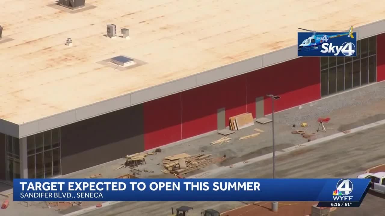 When will the new Target in Seneca, South Carolina, open?