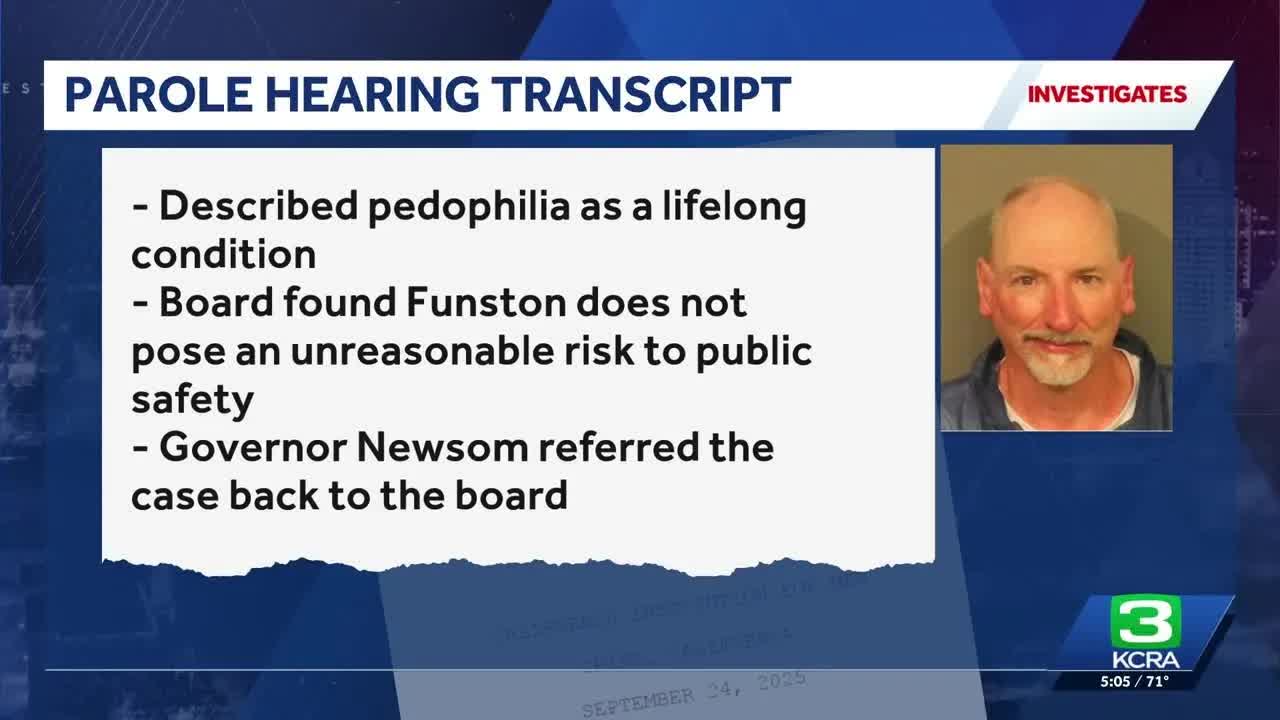 Child molester granted elderly parole said he had pedophilic fantasies ...