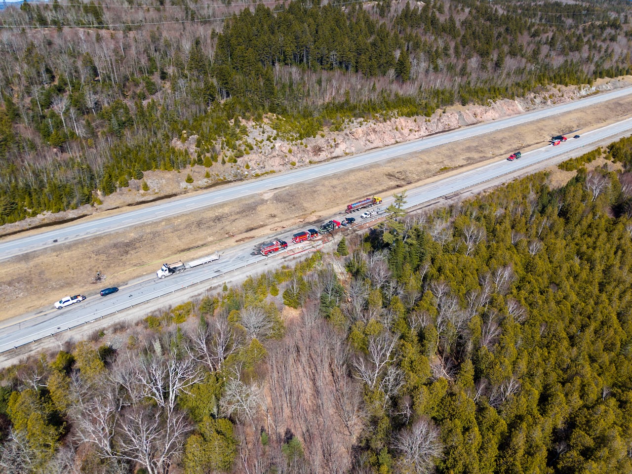 Route 1 closure extended till noon Friday after fuel spill from crashed ...