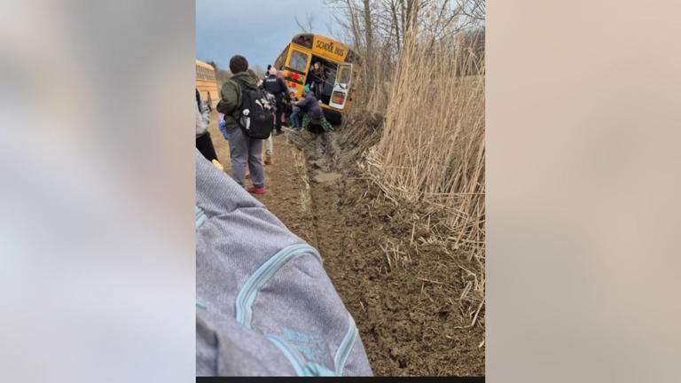 'Large potholes' to blame for Michigan school bus crash in Wayne County