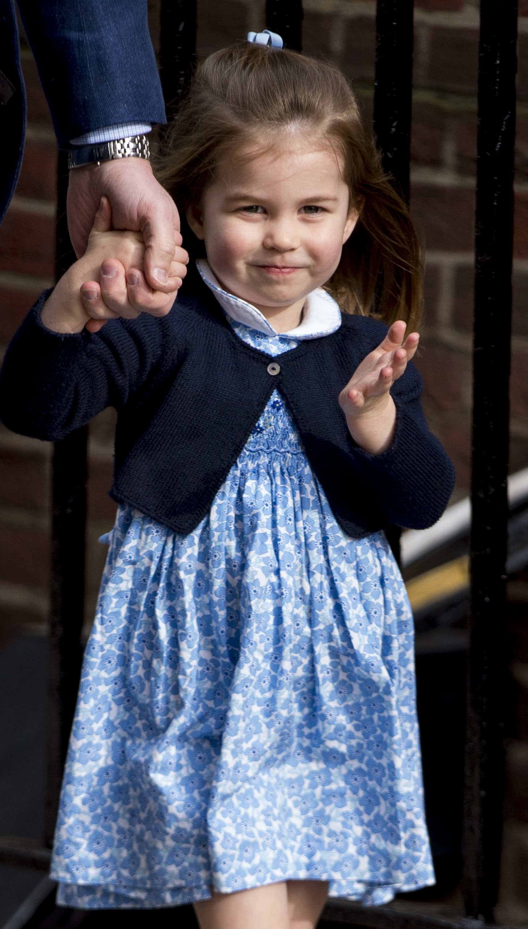 Princess Charlotte in an iconic Liberty print. (Image credit: Getty Images)