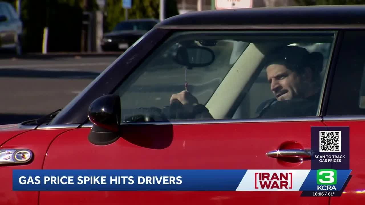 California gas prices surge 50 cents a gallon in a week amid Iran ...