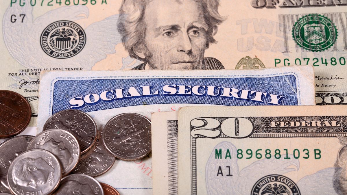 US currency and Social Security card