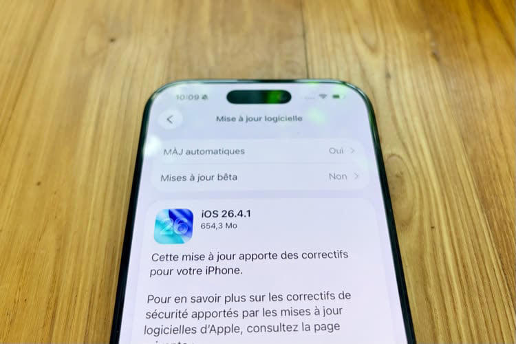 iOS 26.4.2 : une mise à jour de maintenance en approche