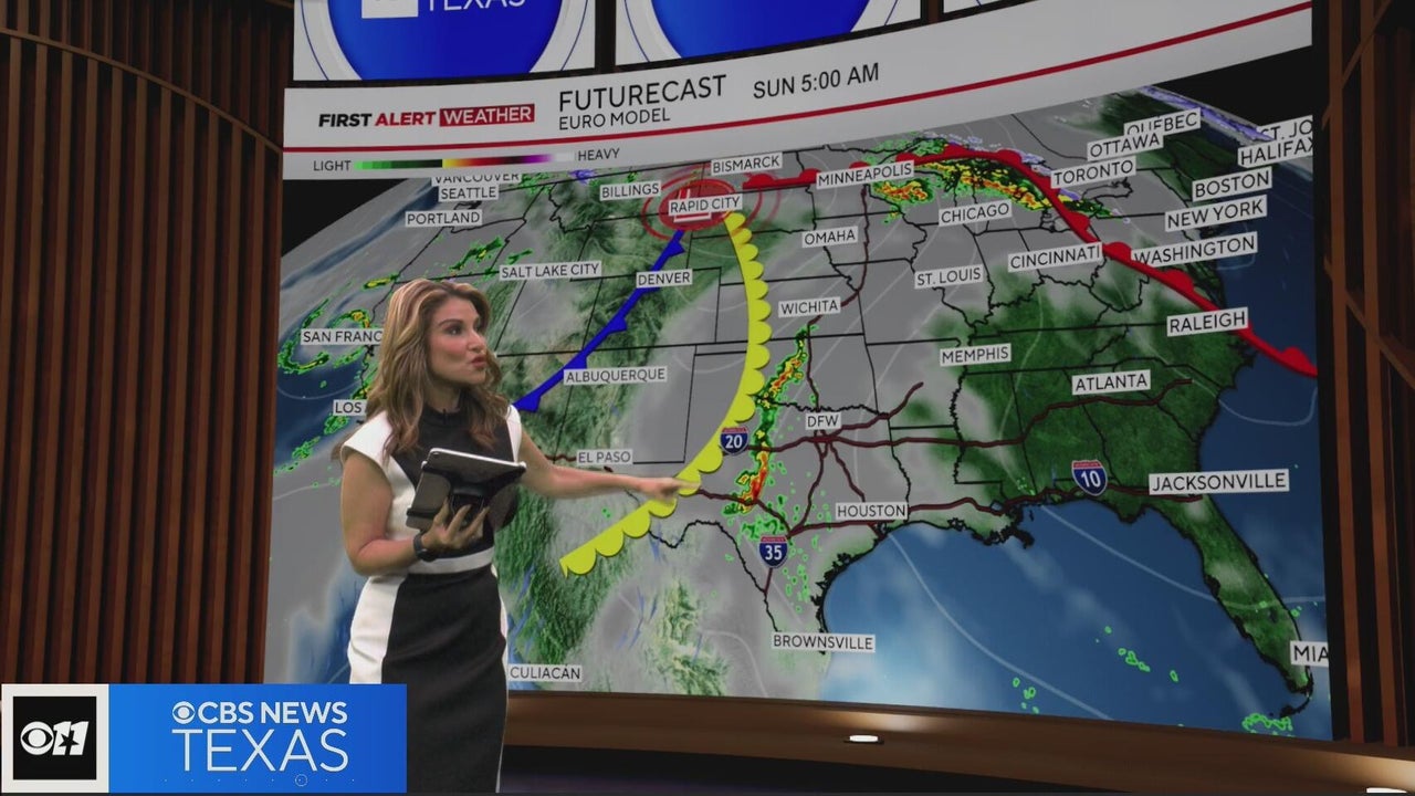 Approaching front to bring rain, severe storm chances to North Texas ...