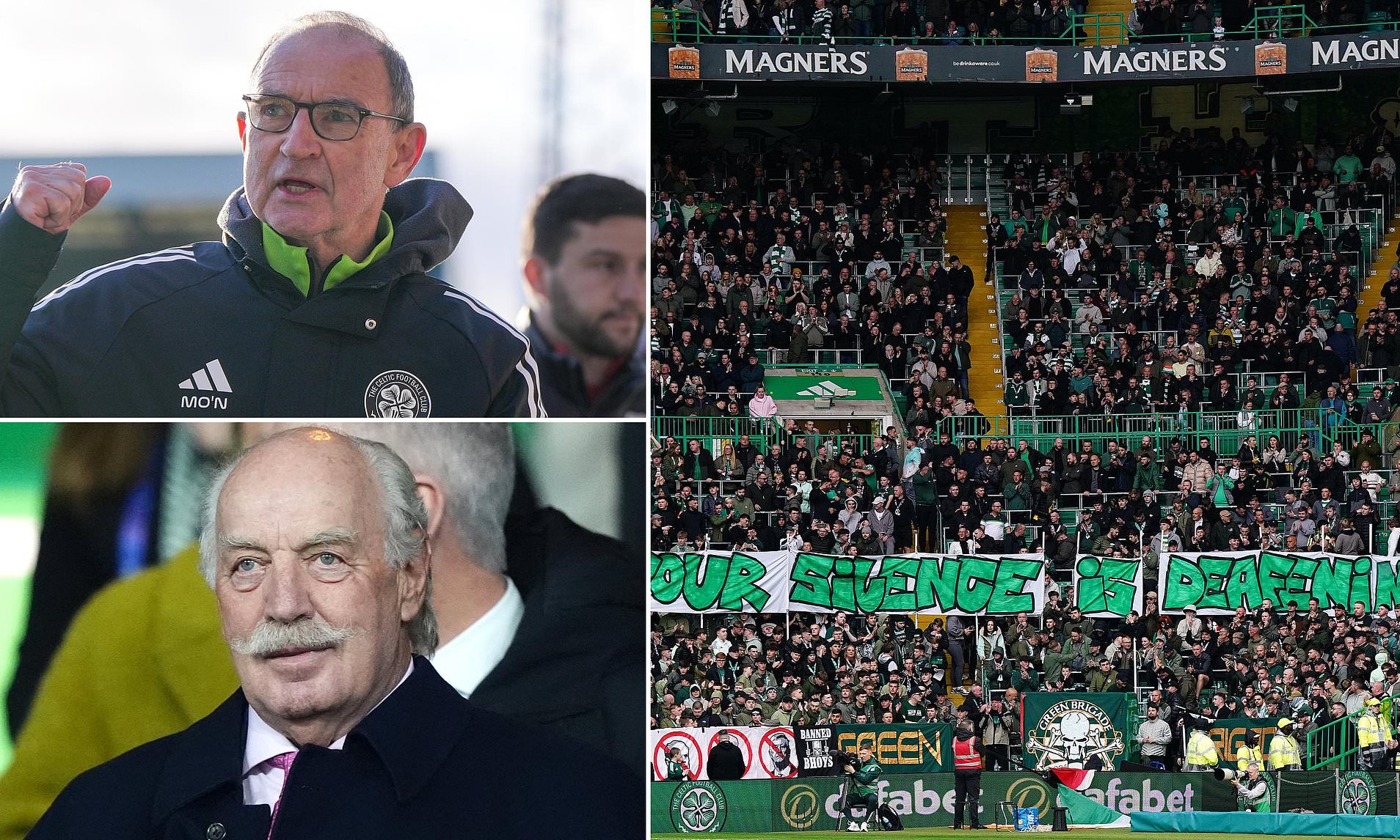 Celtic supporters group puts protests on hold until the end of the season