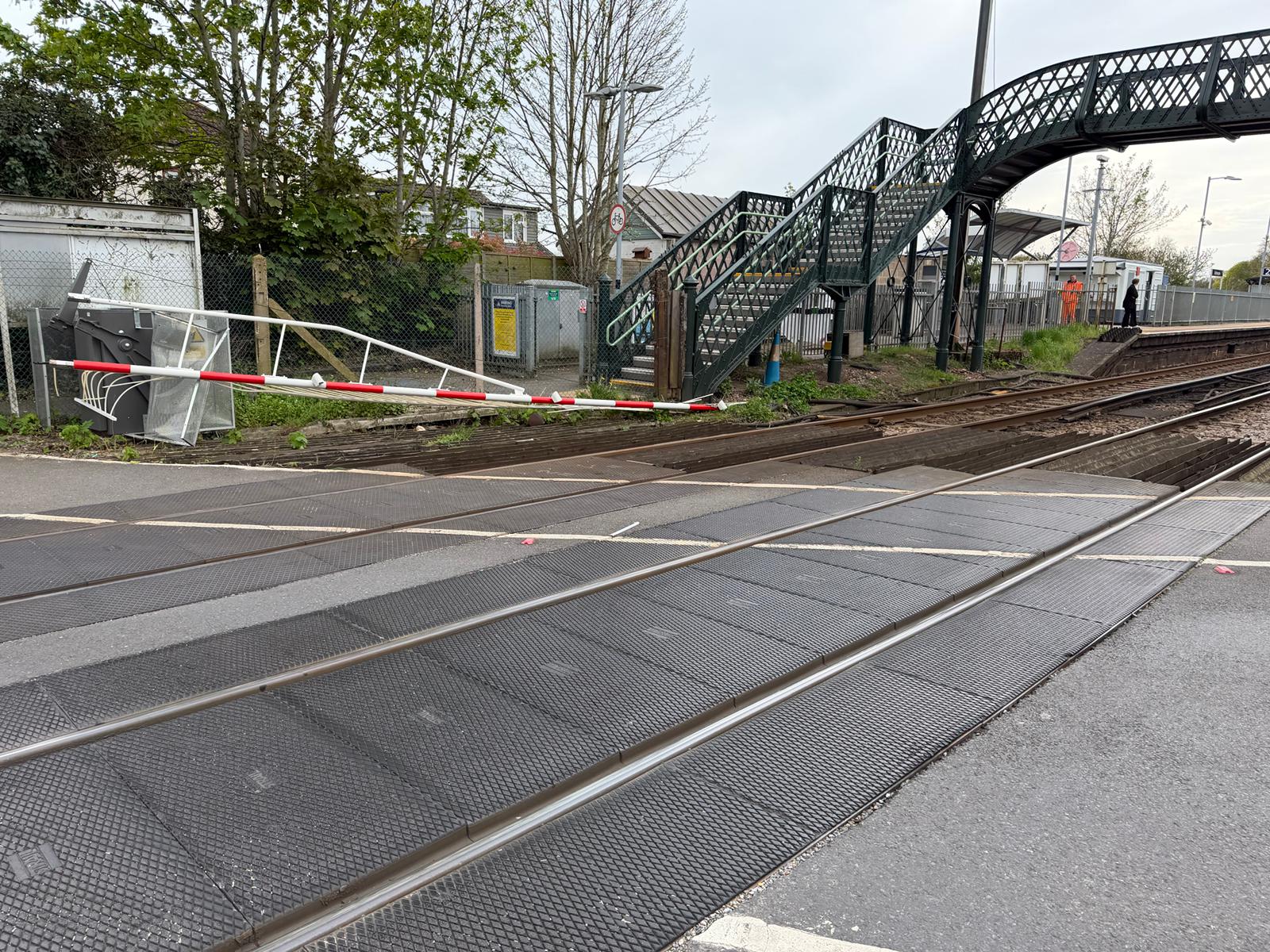 Investigation ongoing after car ploughs into level crossing barrier ...