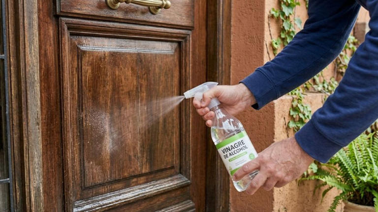 El truco de rociar vinagre en la entrada de una casa: por qué ...