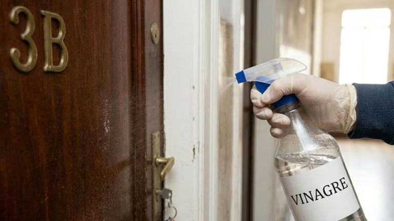 El truco de rociar vinagre en la entrada de una casa: por qué ...