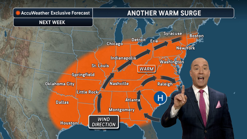 Warmer weather on the way for the Northeast