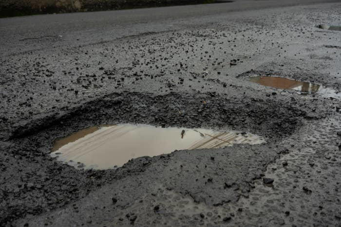 New York State's absolutely unhinged pothole post is going viral
