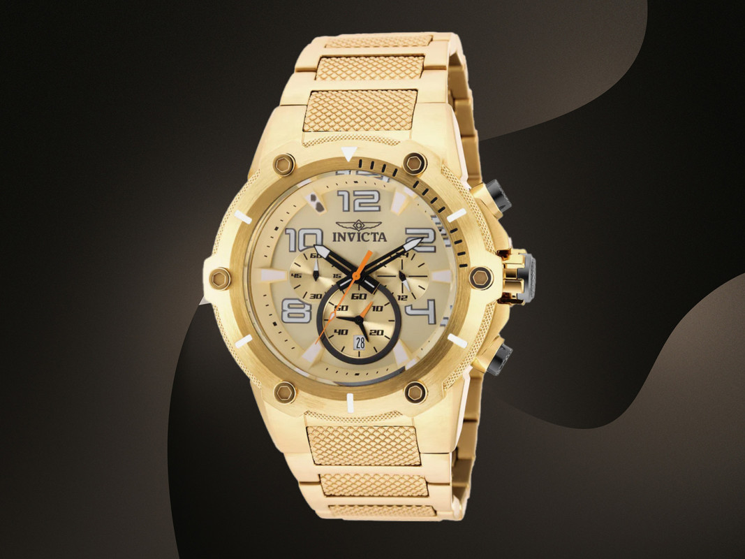 Invicta’s gold racing watch is 83% off