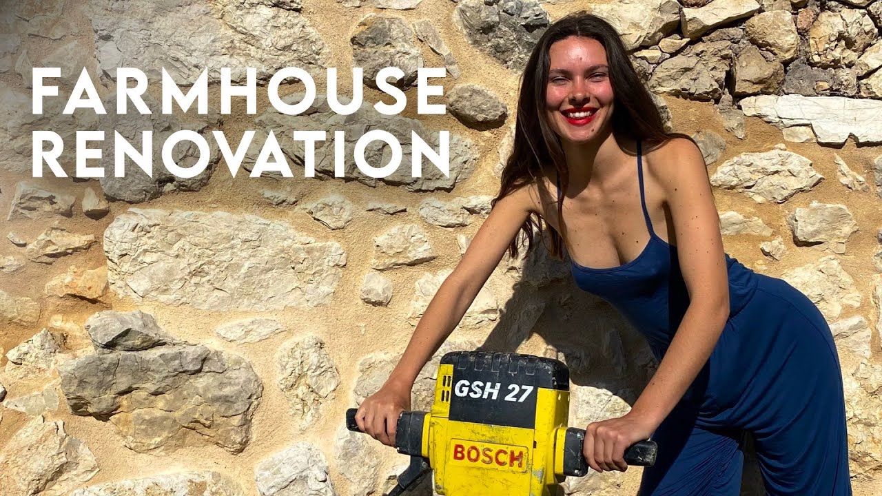 Young family restores an abandoned stone house<br><br>