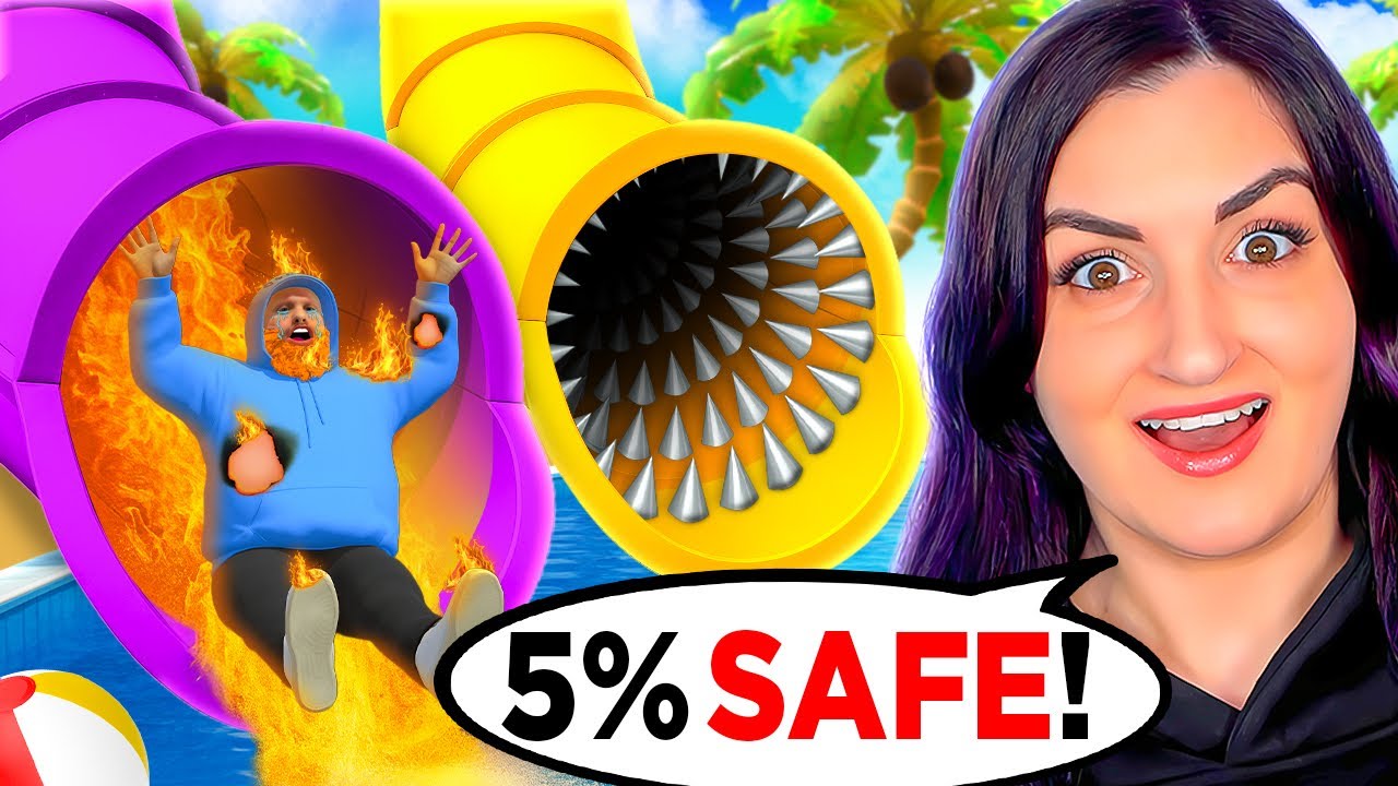 I tried working at a waterpark but the slides have a 5% survival rate 💀