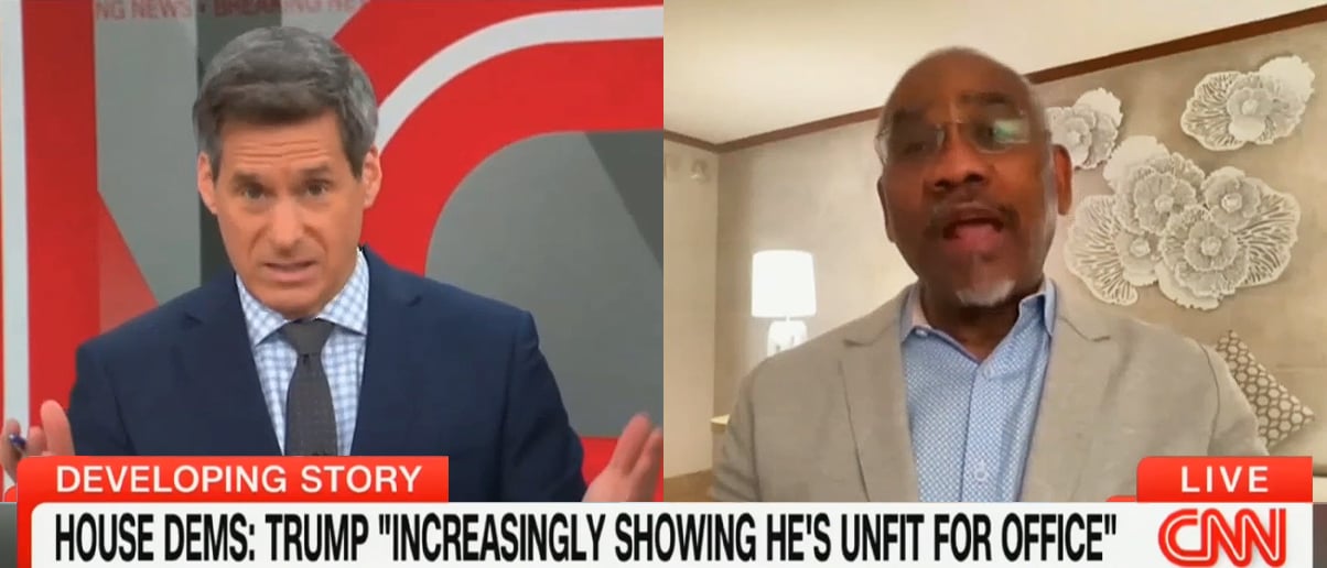 CNN host pushes Dem rep to say his party will impeach Trump over Iran war