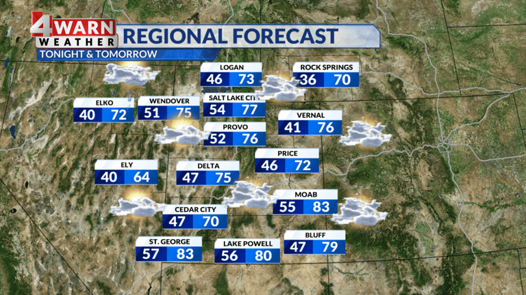 Well-above average temperatures continue through Friday, but wetter and ...