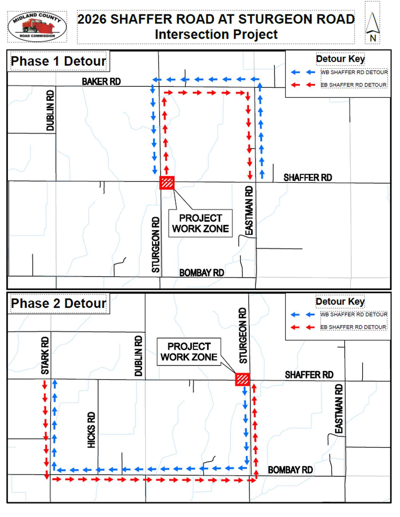 Safety upgrades planned at Shaffer Road and Sturgeon Road intersection