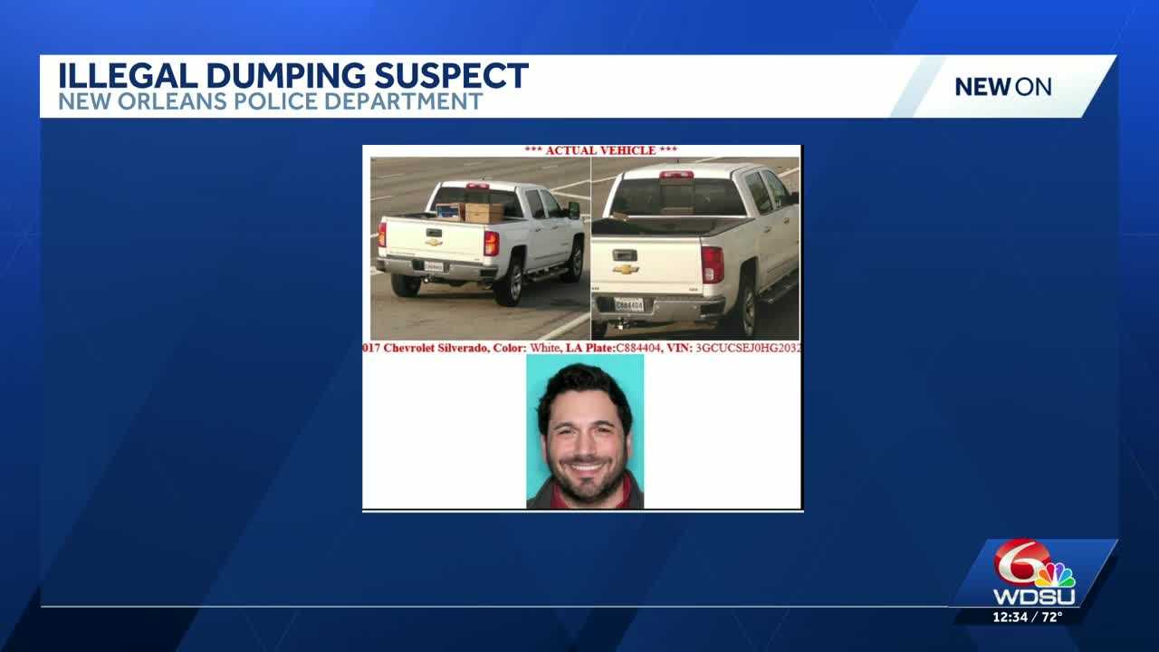 NOPD searching for man who may have information in illegal dumping case