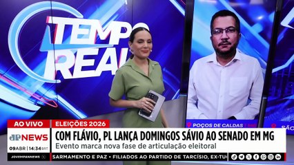 Eleições 2026: com Flávio, PL lança Domingos Sávio ao Senado em MG