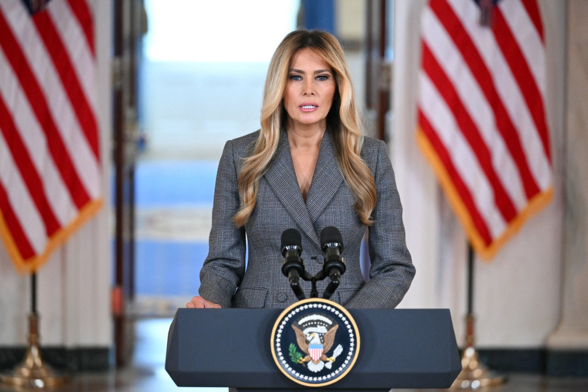 Melania Trump denies 'smears' Jeffrey Epstein introduced her to Donald ...