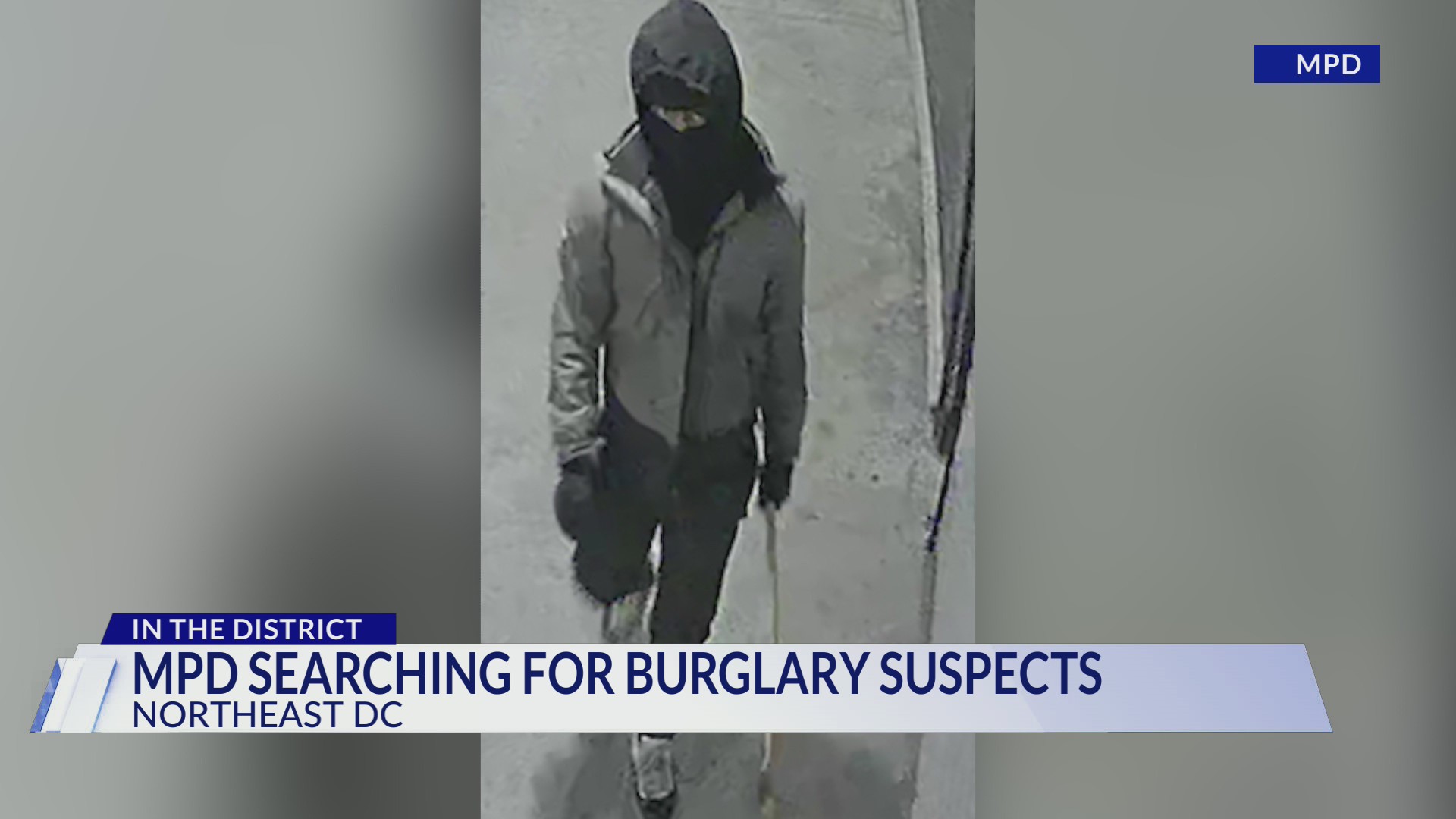 DC police in search of Northeast DC burglary suspects