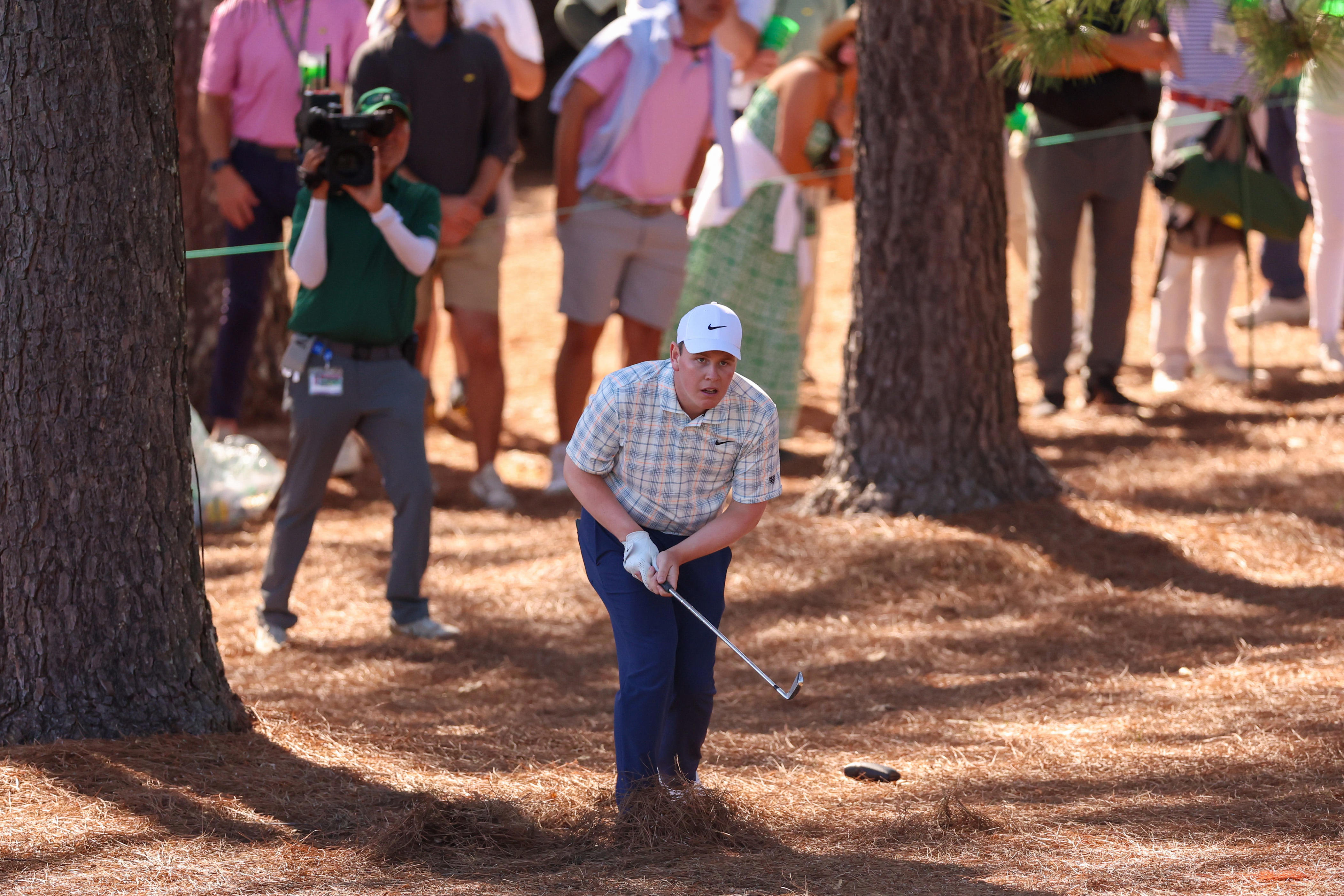 Masters disasters: Two golfers post a 9 on the 15th hole at Augusta<br>