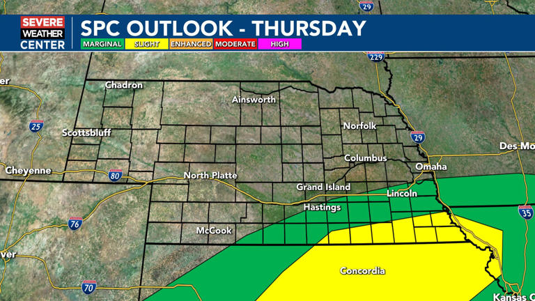 On and off severe weather risks as highs climb into the 70s and 80s