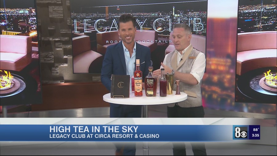 High tea in the sky at Legacy Club