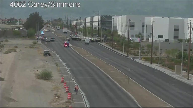 2 dead in fiery North Las Vegas semi-truck crash: police