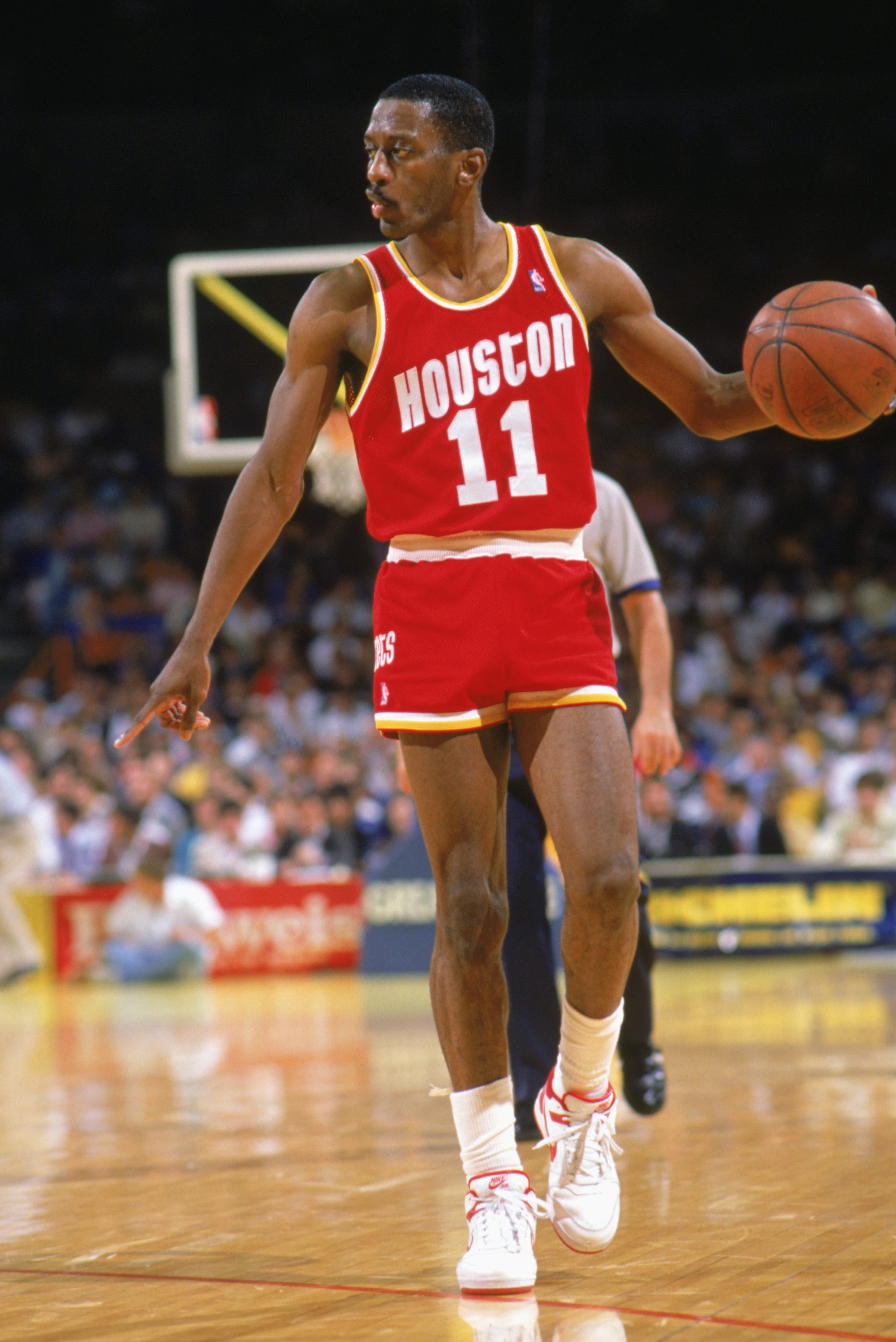 Houston Rockets jersey history No. 11 - Eric Floyd (1987-93)