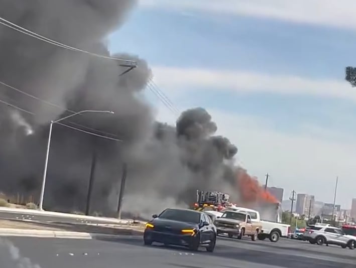 Caught on camera: Fiery Simmons Street crash involving tractor-trailer ...