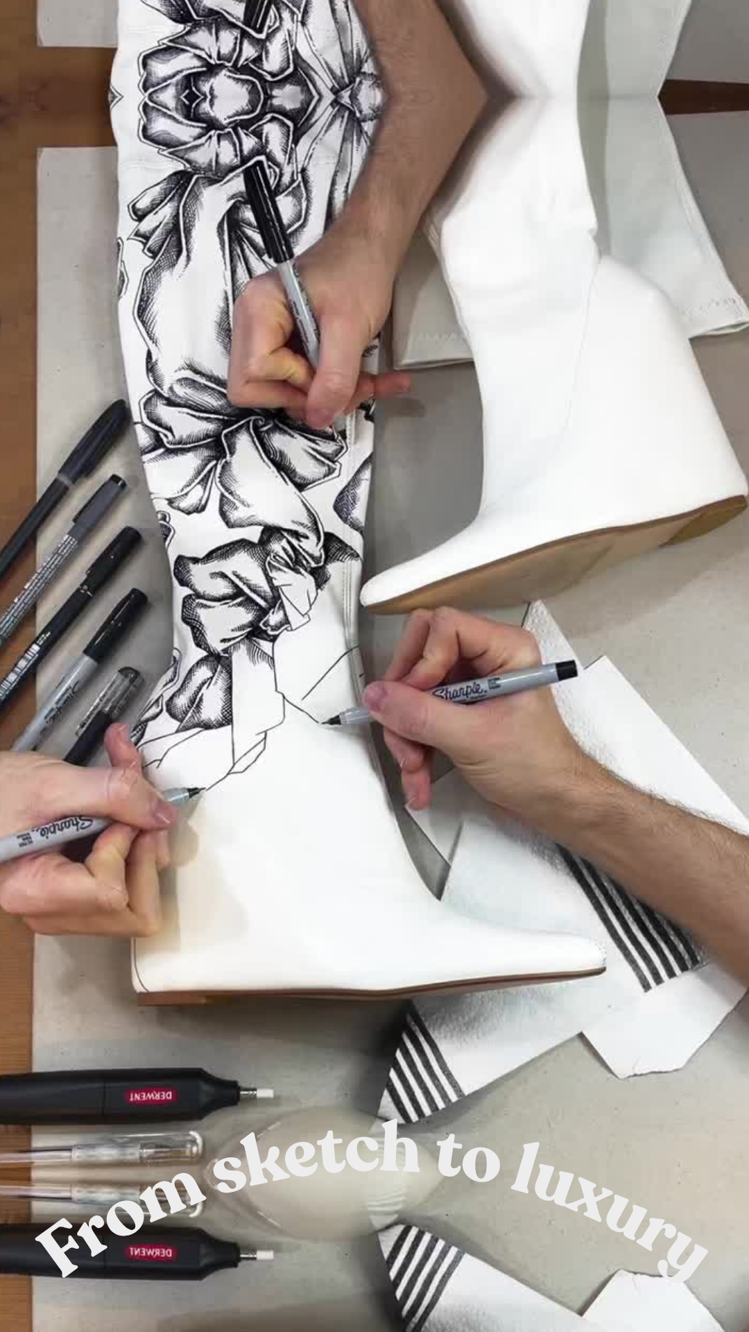 The secrets behind the rise of luxury shoe illustrations